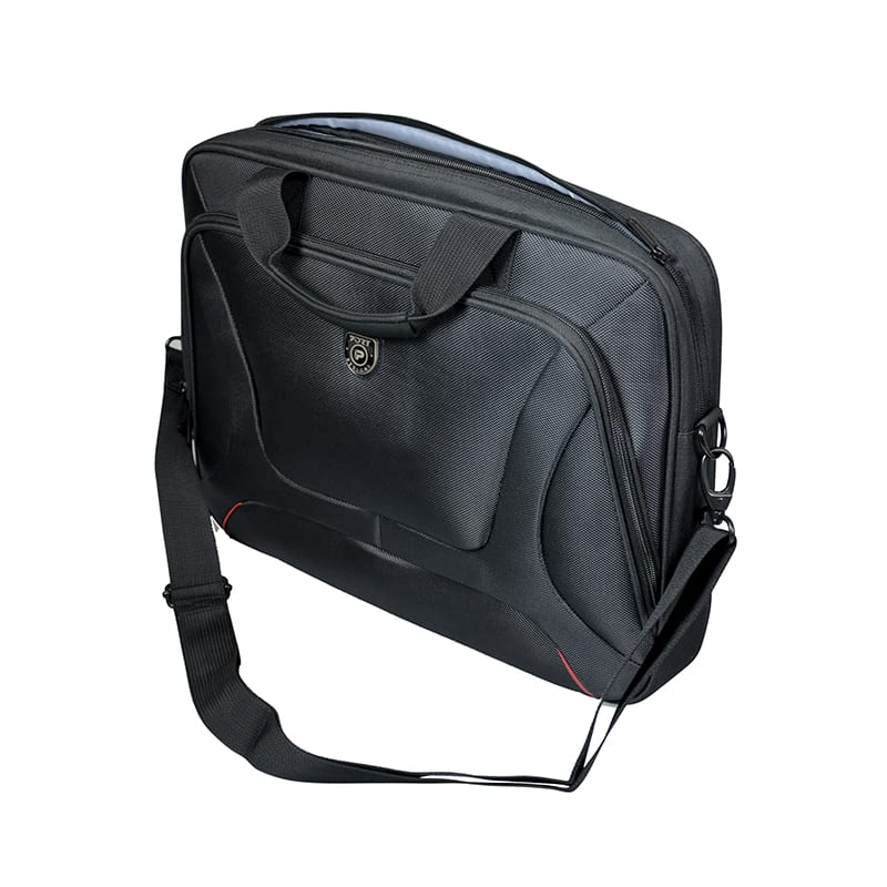 designed to transport your laptop. This toploading bag means that your laptop is inserted from the top of the bag. This model has an extra compartment