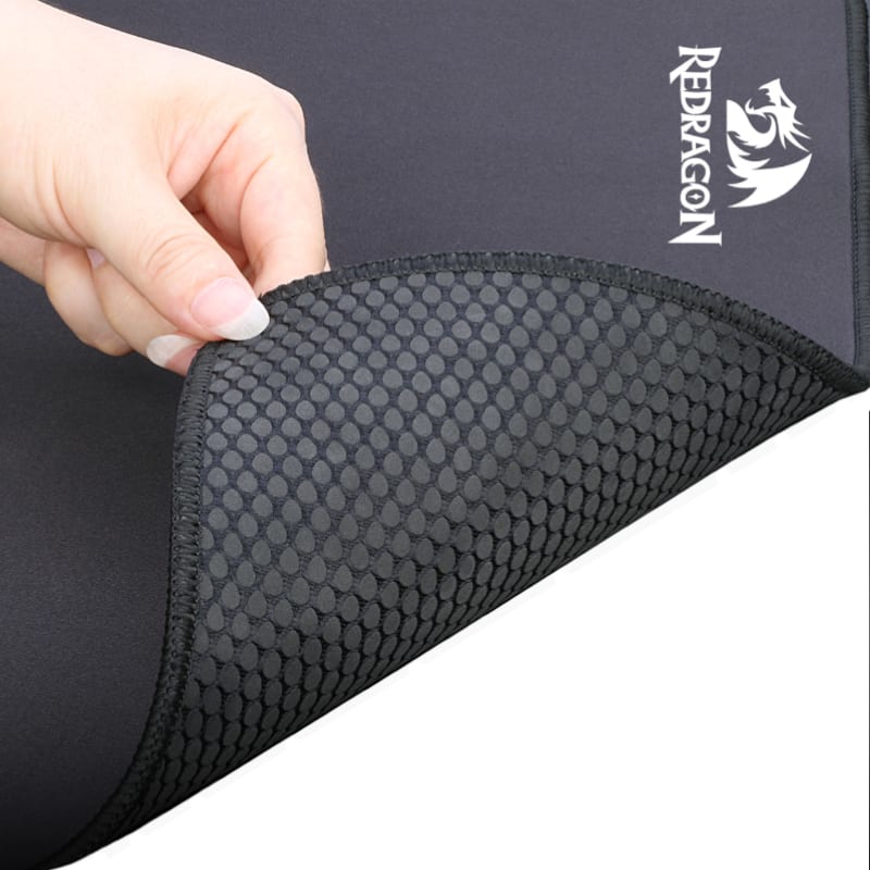 a rubber bottom and a waterproof smooth cloth surface.